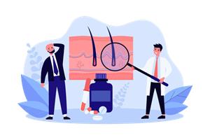 باقة تساقط الشعر